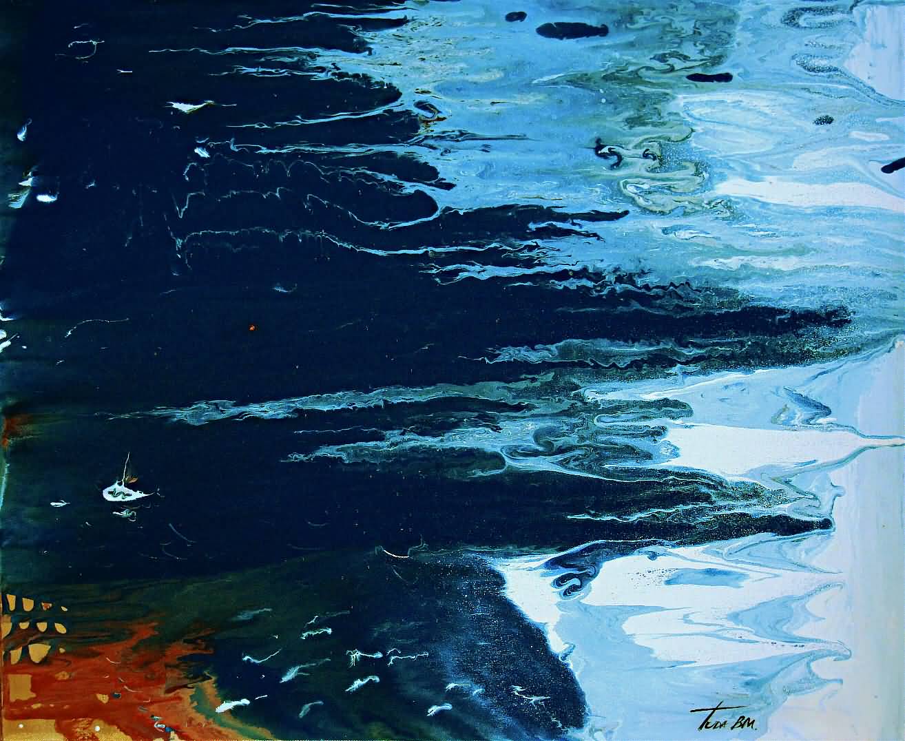 04. Black sea. Oil on canvas, 2021